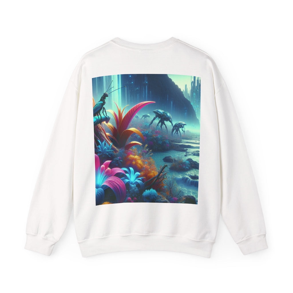 Vibrant Jurassic-Inspired Crewneck Sweatshirt, Cozy Sweatshirt, Graphic Sweatshirt for Nature Lovers, Gifts for Dinosaur Enthusiasts, [...]